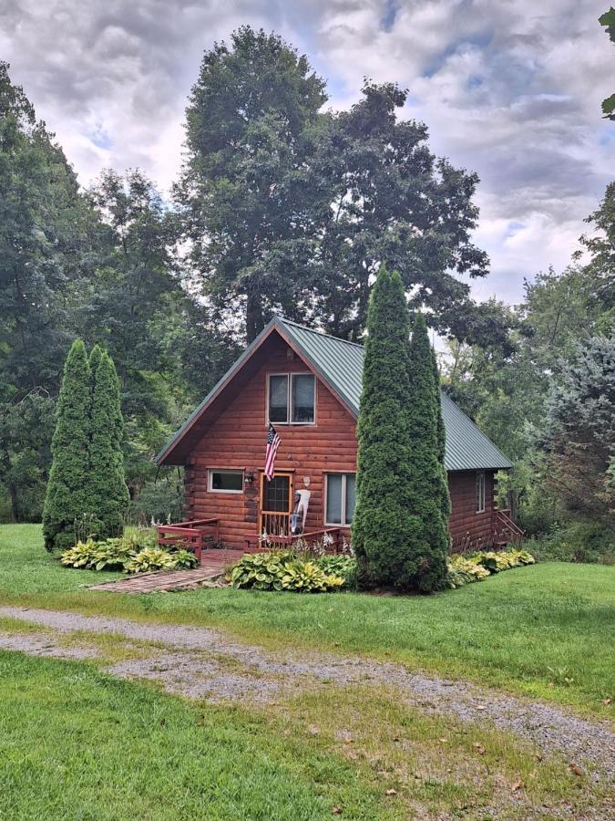 Neshannock Creekside Log Cabin Volant المظهر الخارجي الصورة